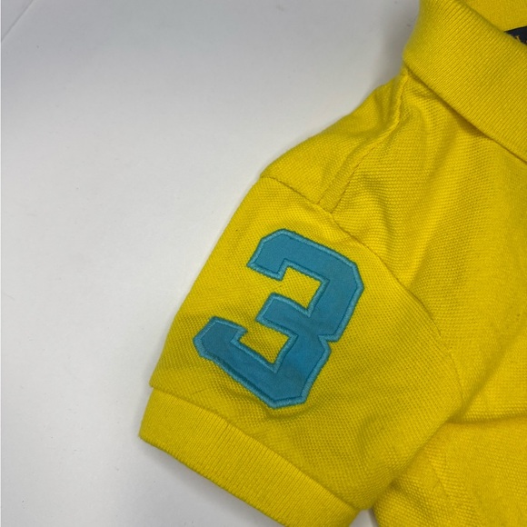 Polo Ralph Lauren Toddler 2T Yellow Polo Shirt | Big Pony Logo Short Sleeve - Picture 4 of 4